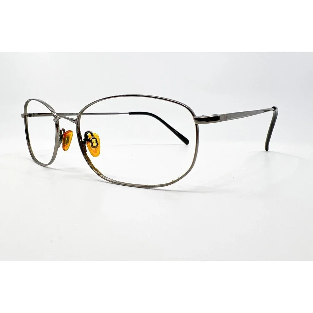 Nike Eyeglasses Mens Pewter Oval Full Rim 2500A 033 54-18-145